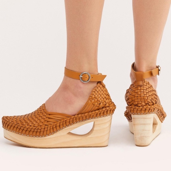 Free People teagan huarache clog wedge sandal - Picture 3 of 8